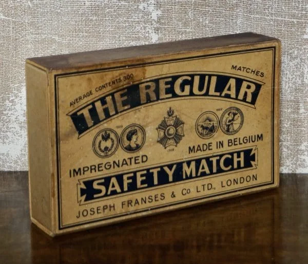 Rare Extra Large Antique Advertising Matchbox - Image 4