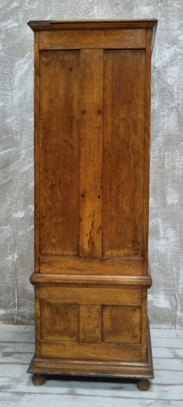 Antique Large Oak Filing Cabinet - Image 7