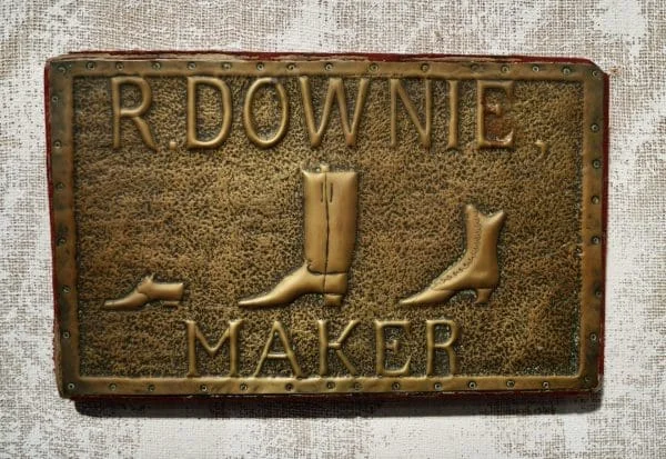 Early Victorian Shoe Makers Sign