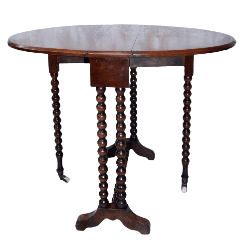 Victorian Walnut Bobbin Turned Table