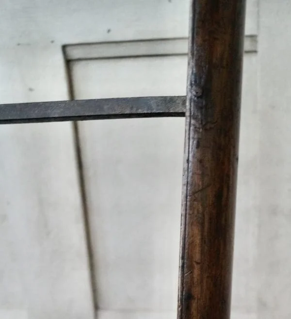 Regency Mahogany Library Pole Ladders - Image 5