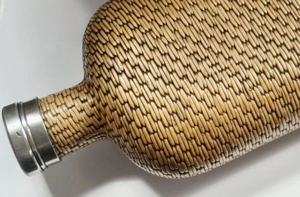 Vintage Wicker Woven Flask - Image 5