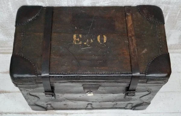 Georgian Leather Boot Trunk - Image 7