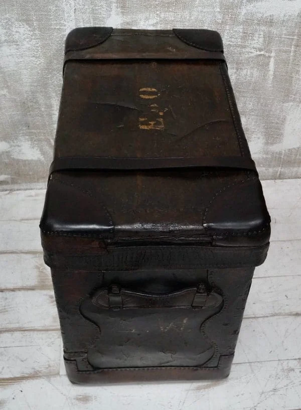 Georgian Leather Boot Trunk - Image 4