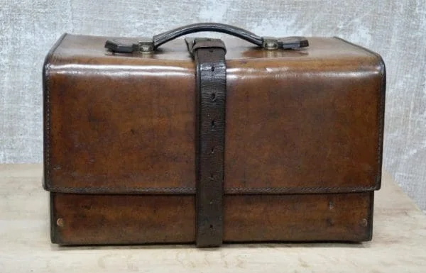 Antique Portmanteau Travel Trunk By W.Insall