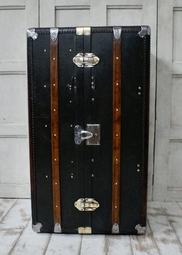 Antique Travel Wardrobe Trunk