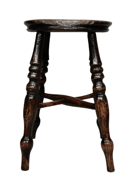 Georgian Elm Tavern Stool