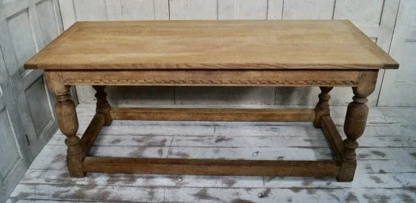 Heal & Son Ltd Oak Refectory Table - Image 7