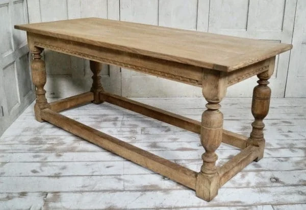 Heal & Son Ltd Oak Refectory Table - Image 4