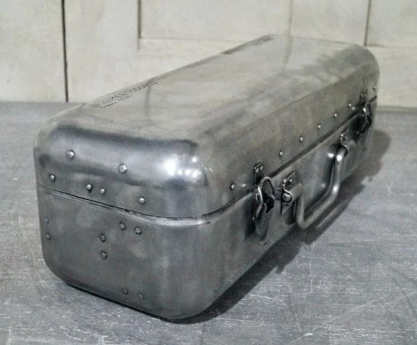 Vintage Aluminium Military First Aid Box - Image 8