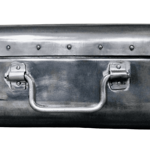 Vintage Aluminium Military First Aid Box