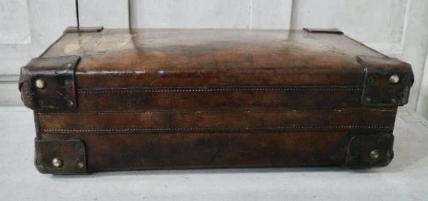 Edwardian George Perry and Co Leather Case Ireland c1905 - Image 8