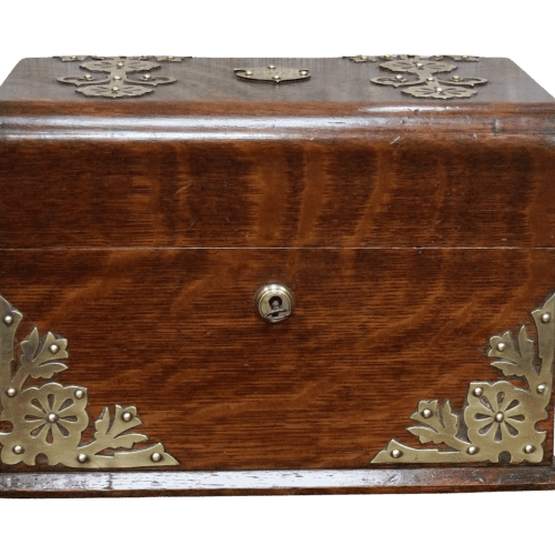 Victorian Desk Tidy Stationary Box
