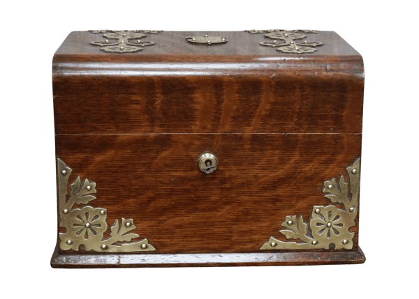 Victorian Desk Tidy Stationary Box