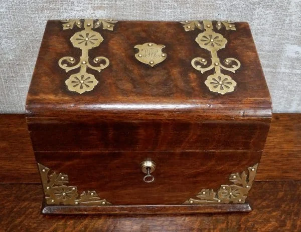 Victorian Desk Tidy Stationary Box - Image 9