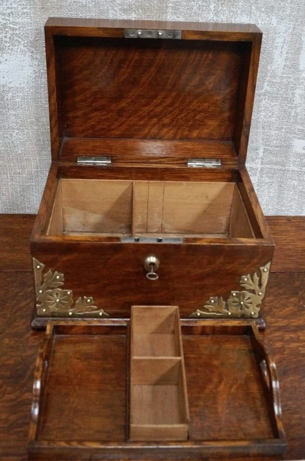 Victorian Desk Tidy Stationary Box - Image 3