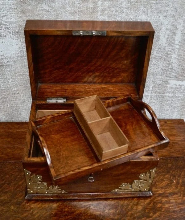 Victorian Desk Tidy Stationary Box - Image 2