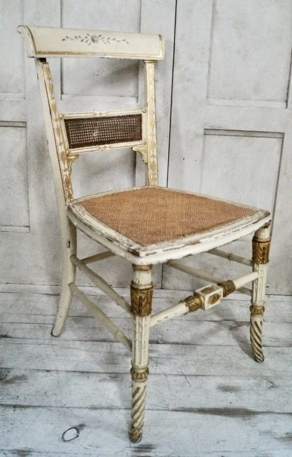 Pair of Regency Cane Side Chairs - Image 2