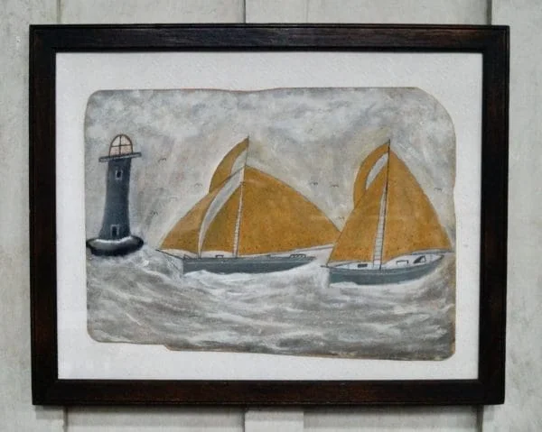 Painting “Full & Bye” In the Style Of Alfred Wallis