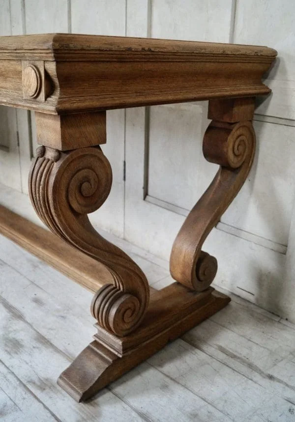 Victorian Oak Library Table - Image 3