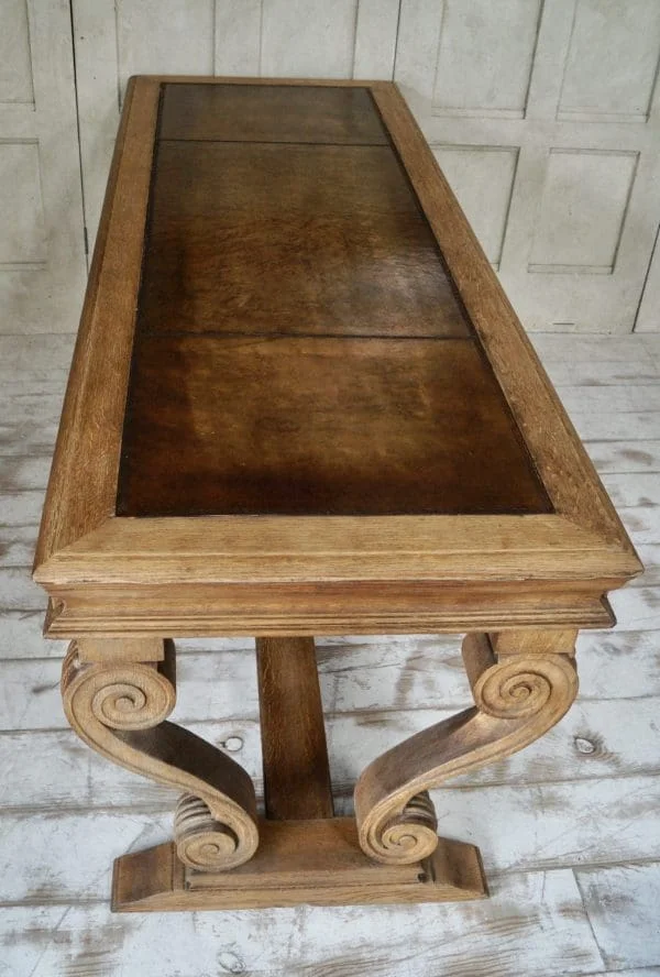 Victorian Oak Library Table - Image 2