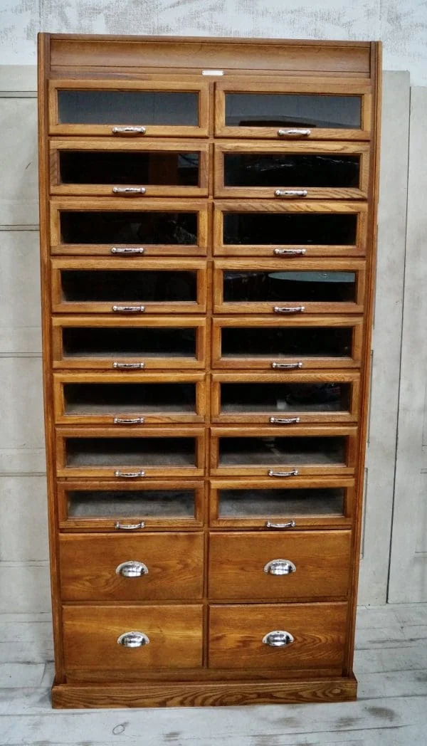 Vintage Haberdashery Shop Display Cabinet - Image 9