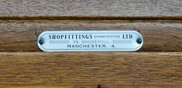 Vintage Haberdashery Shop Display Cabinet - Image 6