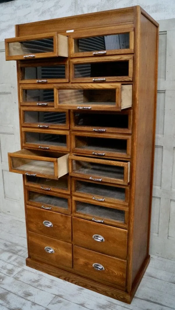 Vintage Haberdashery Shop Display Cabinet - Image 5