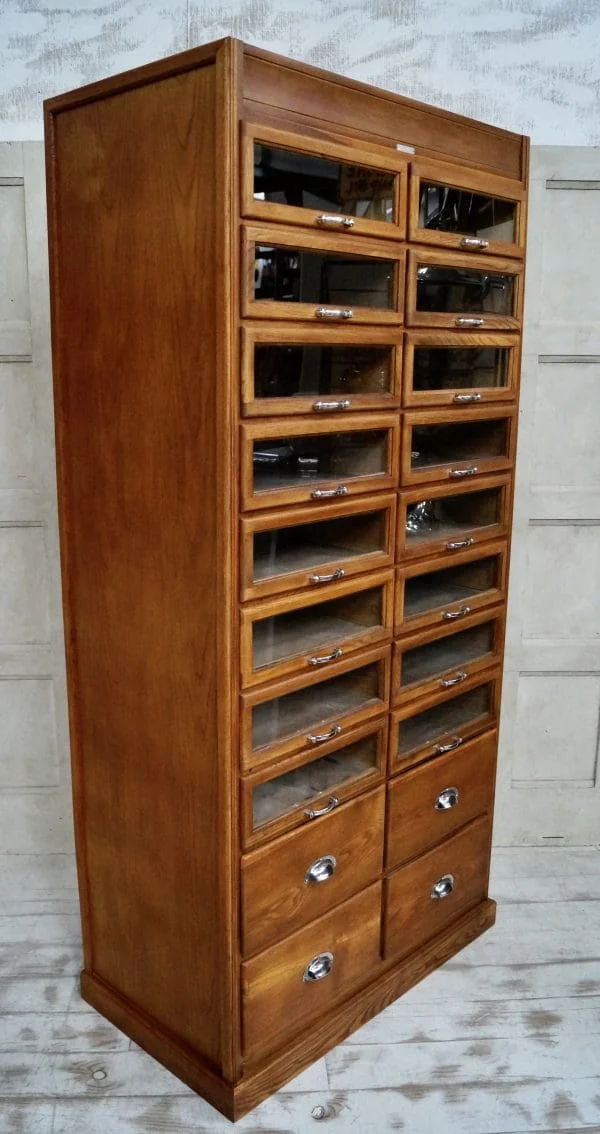 Vintage Haberdashery Shop Display Cabinet - Image 4