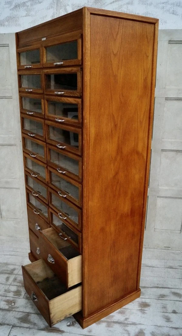 Vintage Haberdashery Shop Display Cabinet - Image 3