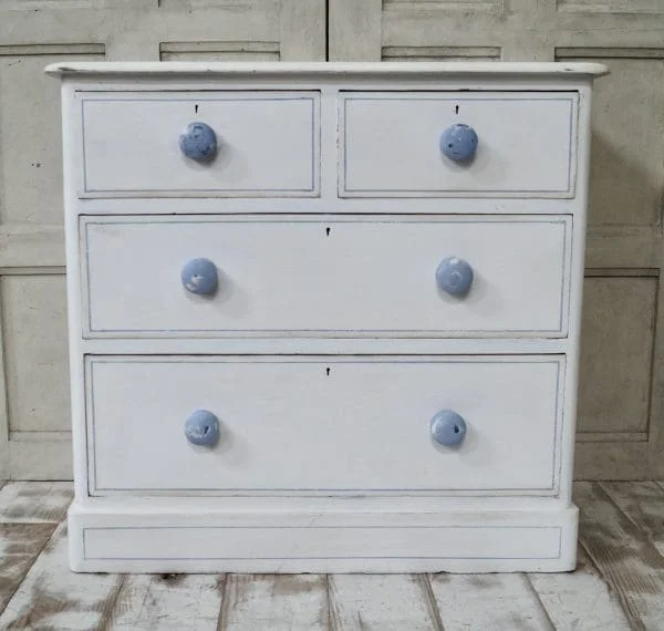 Victorian Painted Chest Of Drawers