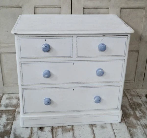 Victorian Painted Chest Of Drawers - Image 5