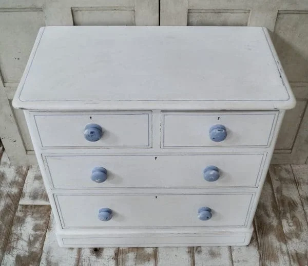 Victorian Painted Chest Of Drawers - Image 4