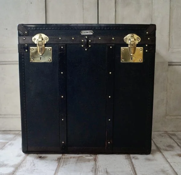 Antique “Malles Gisler Paris” Travel Trunk