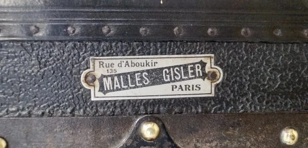 Antique “Malles Gisler Paris” Travel Trunk - Image 8