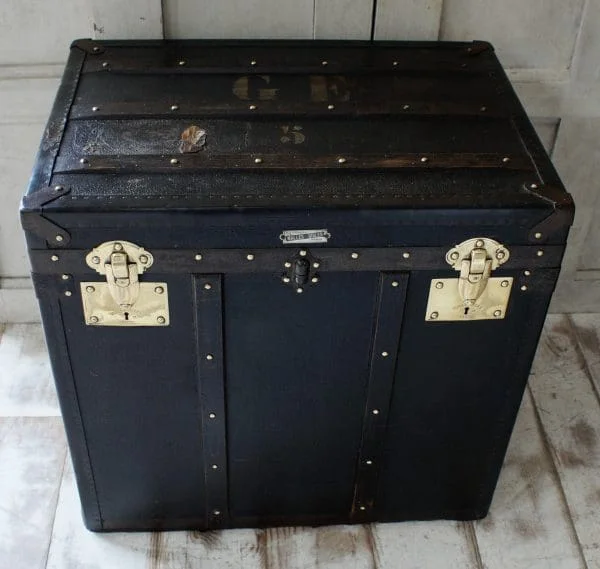 Antique “Malles Gisler Paris” Travel Trunk - Image 4