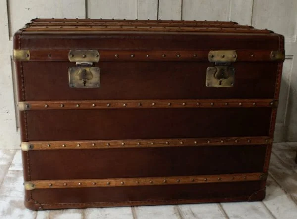 Antique Maison Armand Bega Travel Trunk - Image 7