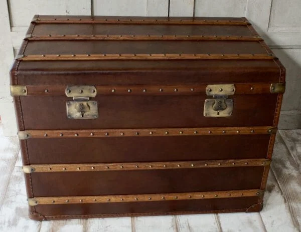 Antique Maison Armand Bega Travel Trunk