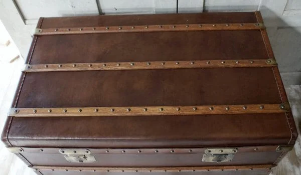 Antique Maison Armand Bega Travel Trunk - Image 5