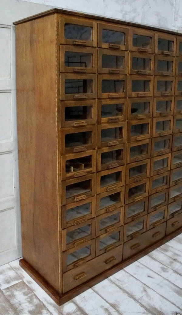 Vintage Haberdashery Shop Display Cabinet - Image 8