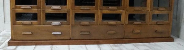 Vintage Haberdashery Shop Display Cabinet - Image 4