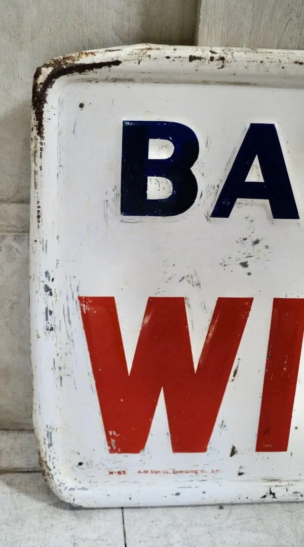 Vintage Wild Root Barbers Shop Sign - Image 3