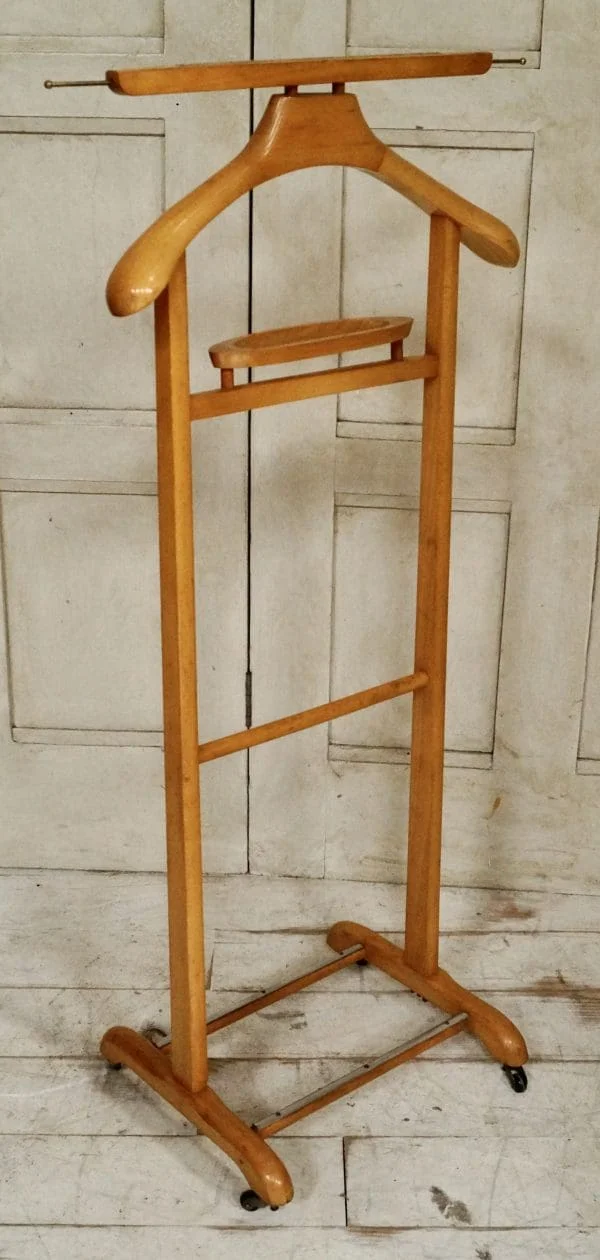 Vintage French Beech Valet Stand - Image 5