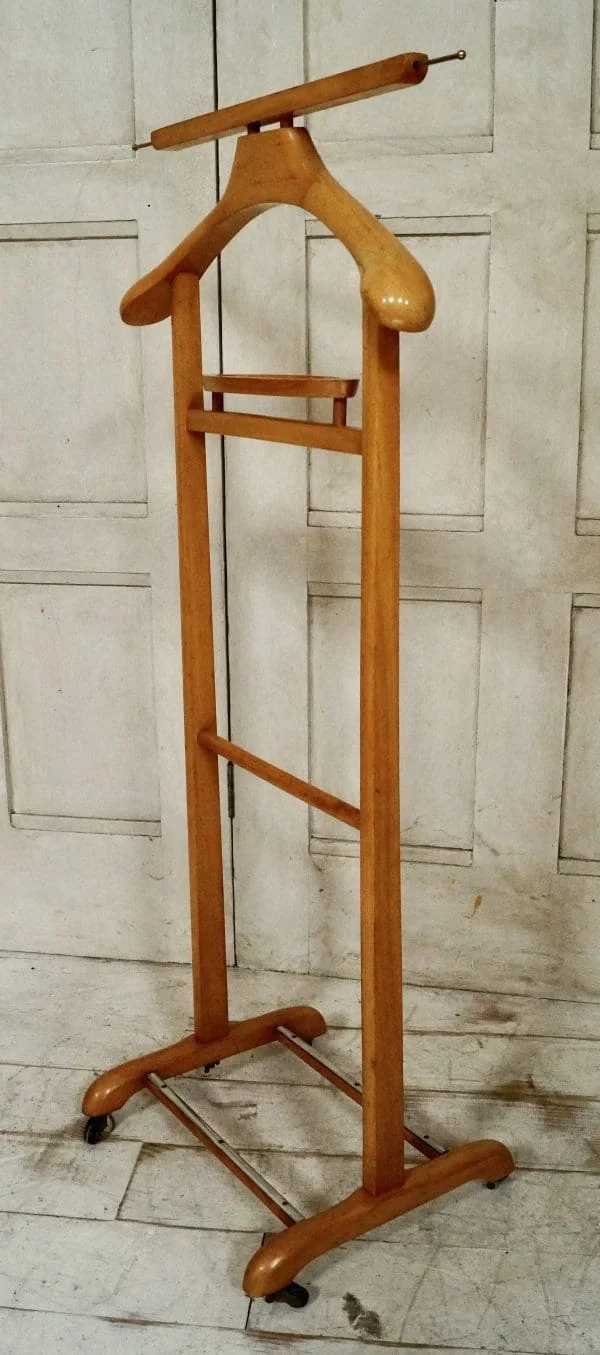 Vintage French Beech Valet Stand - Image 4