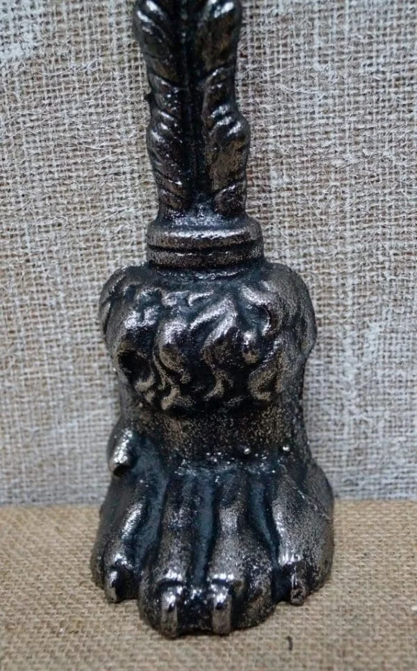 Georgian Cast Iron Lions Paw Door Porter - Image 2