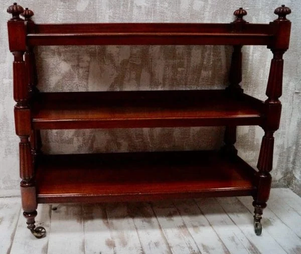 William IV Mahogany Buffet Trolley