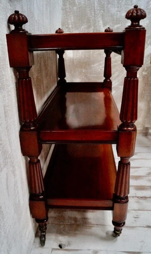 William IV Mahogany Buffet Trolley - Image 6