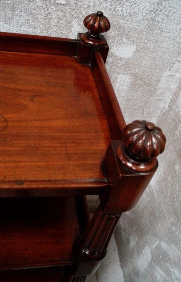 William IV Mahogany Buffet Trolley - Image 7