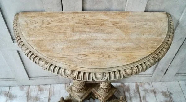 Victorian Scottish Hand Carved Hall Table - Image 7