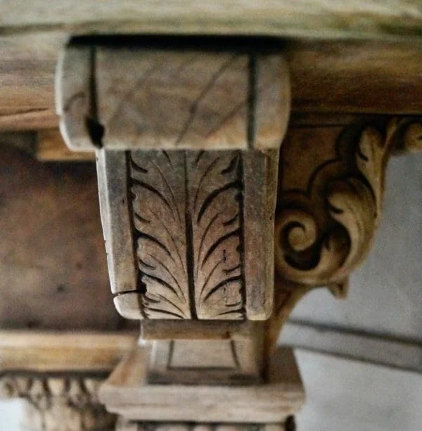 Victorian Scottish Hand Carved Hall Table - Image 5